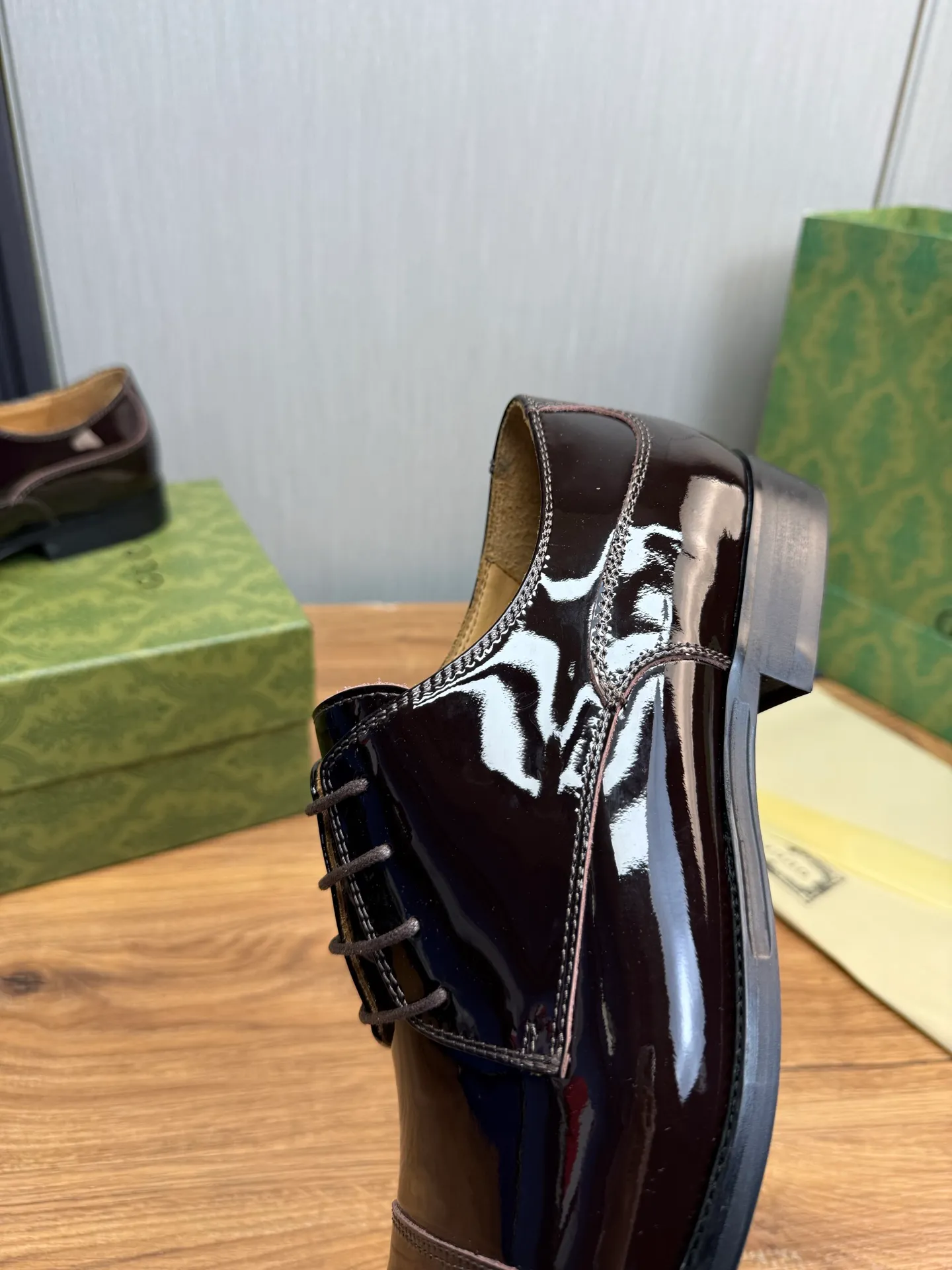 Men's shoes 💰680💰 GUCCI Gucci. Men's business casual leather shoes, all made of imported original brand leather, just to create a more comfortable wearing experience. Upper: original cowhide + imported cowhide lining, original non-slip and wear-resistant outsole ✔️36-45 (38.45 non-refundable)